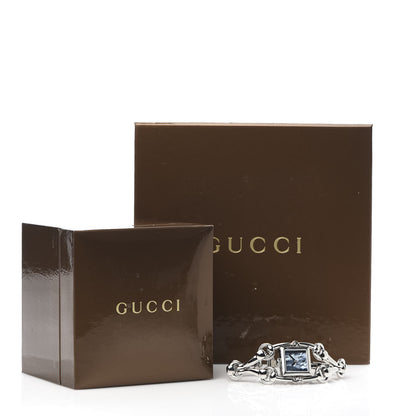 Gucci Stainless Steel Blue Mother of Pearl 20mm Signoria Quartz Watch 6 of 6