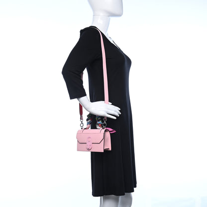 Christian Louboutin Grained Calfskin Mini Elisa Top Handle Bag Pink 2 of 8