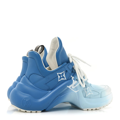 Louis Vuitton Calfskin LV Archlight Sneakers 36.5 Blue 4 of 12