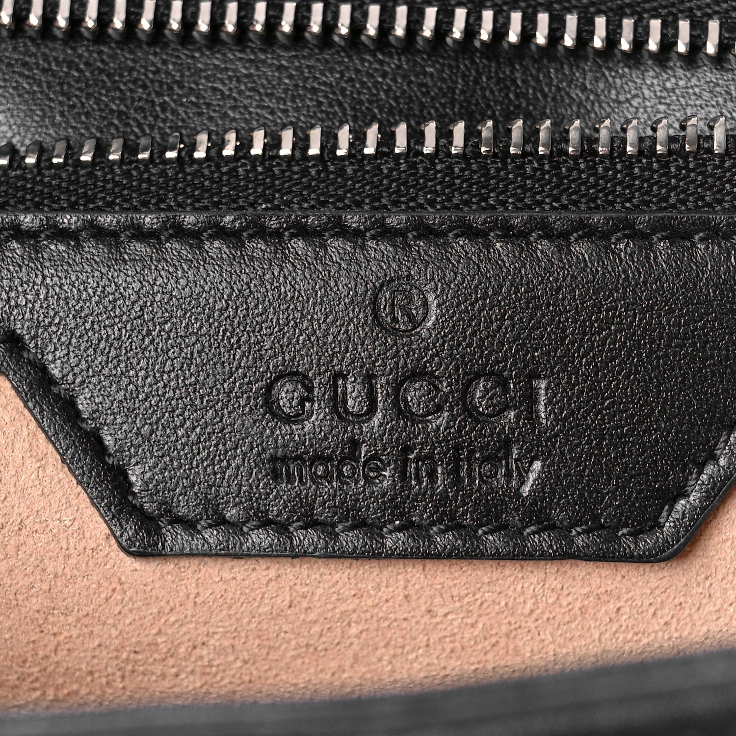 Gucci Calfskin Matelasse Aria Medium GG Marmont Shoulder Bag Black 6 of 9