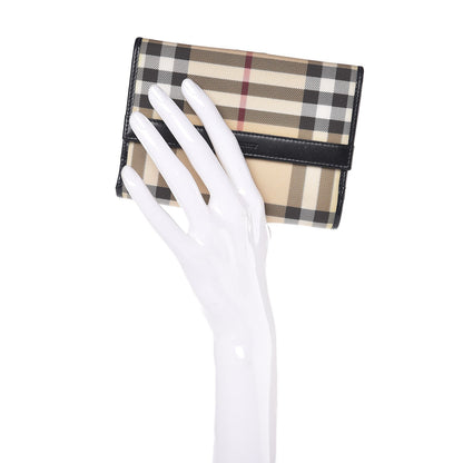 Burberry Nova Check Compact Wallet Black 2 of 12