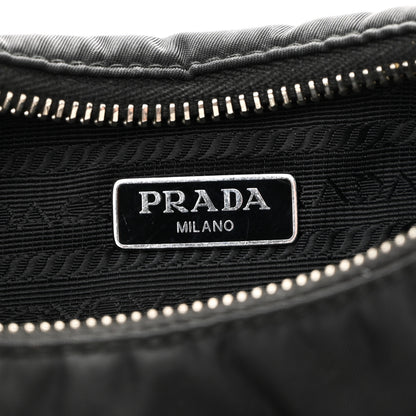 Prada Nylon Re-Edition 2005 Shoulder Bag Black 6 of 9