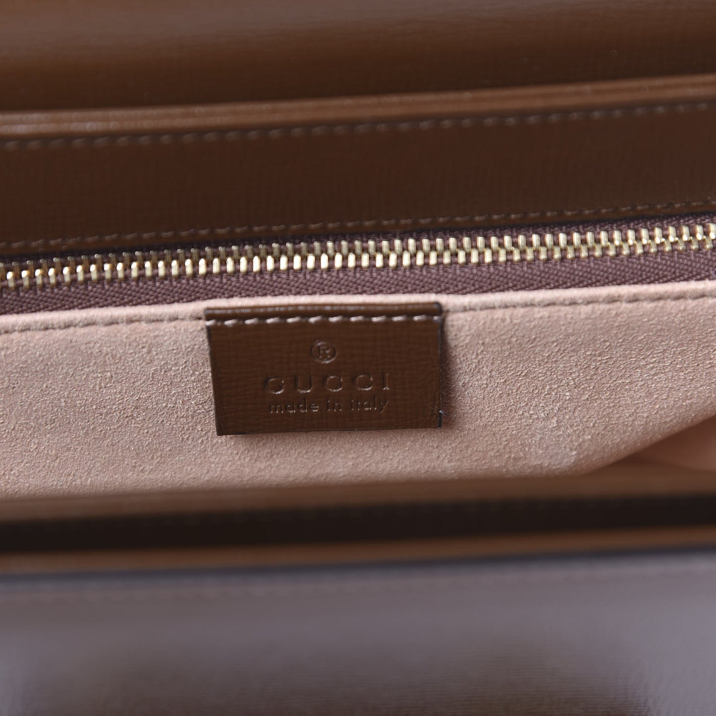Azalea Calfskin Horsebit 1955 Shoulder Bag Brown Sugar