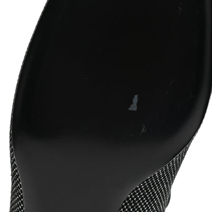 Chanel Grosgrain Cap Toe CC Pumps 40 Black 10 of 12