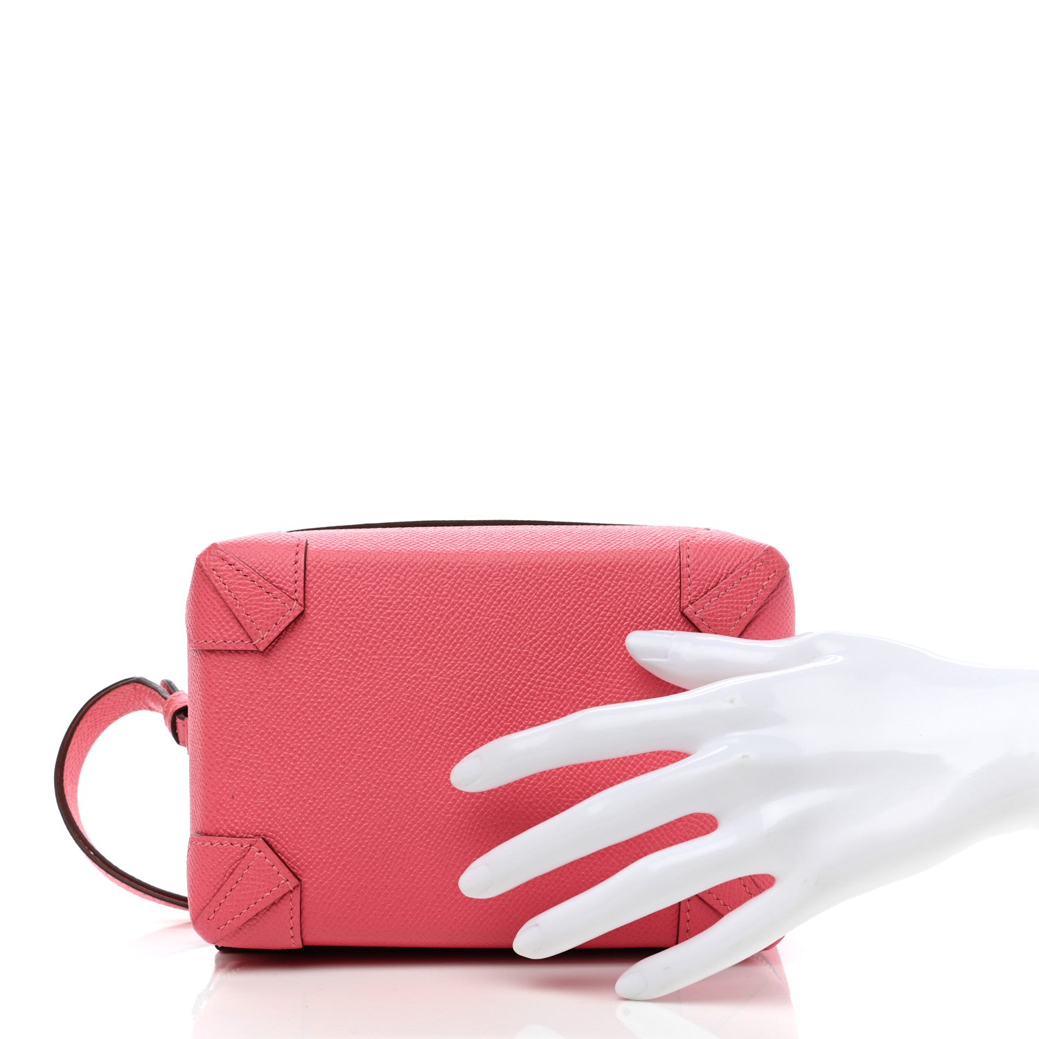 Hermes Epsom Mini Pochette Maxibox Rose Azalee 2 of 7