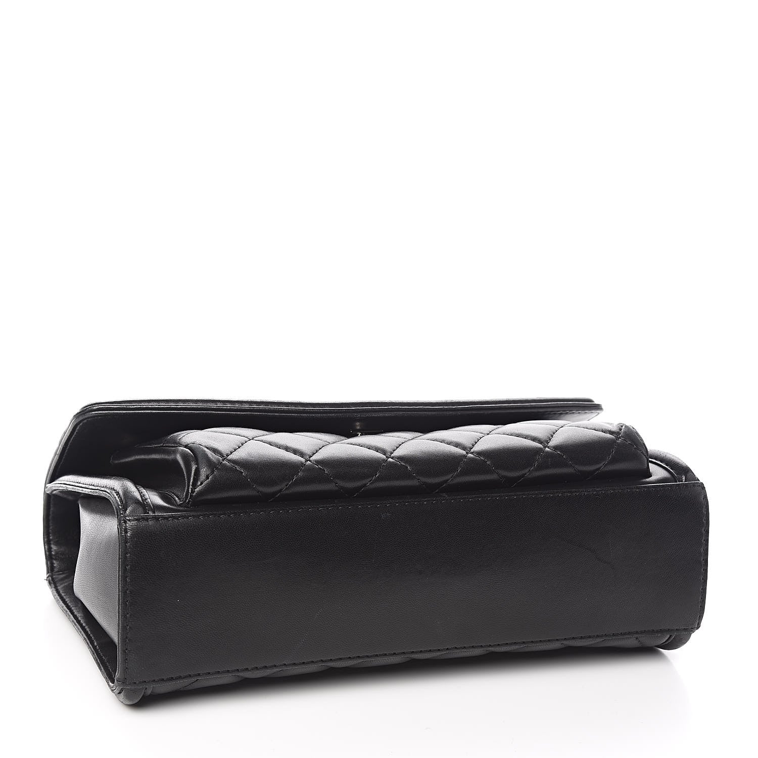 Chanel Lambskin Quilted Large Geometric Flap Black 4 of 17