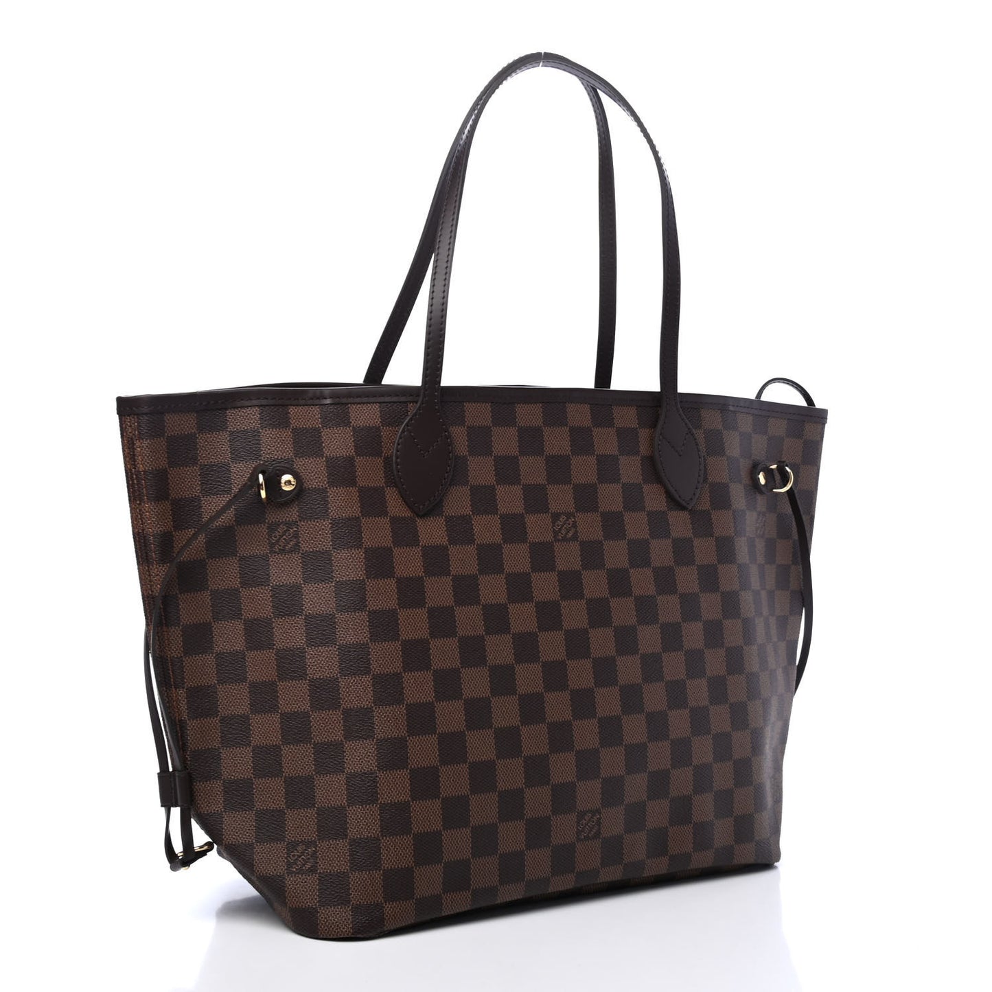 Damier Ebene Neo Neverfull MM Rose Ballerine