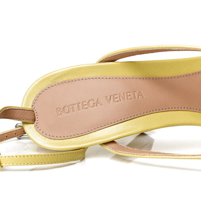 Bottega Veneta Lambskin Stretch Multi Strap 90mm Sandals 38 Pear 13 of 18