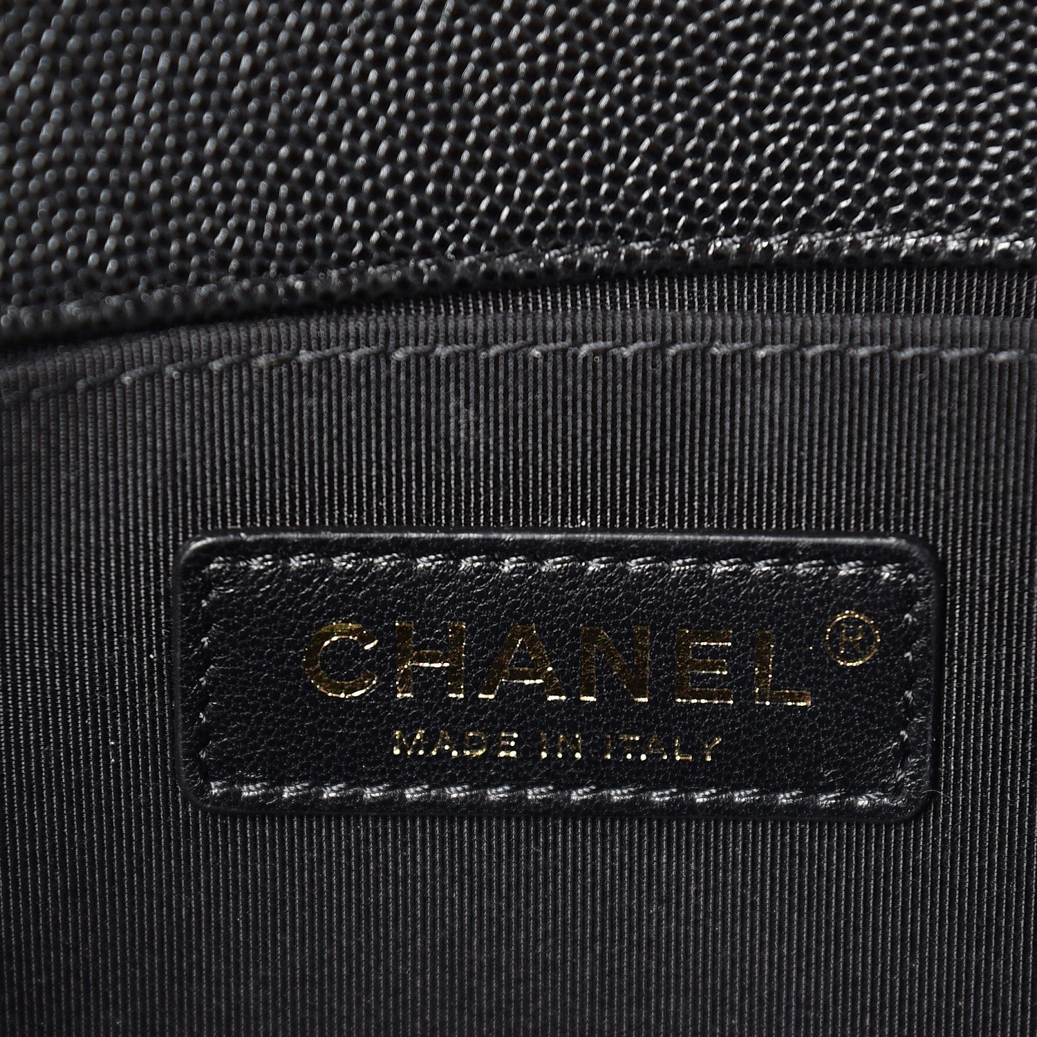 Chanel Caviar Quilted Medium Boy Flap Black 7 of 9