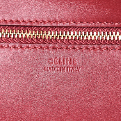 Celine Smooth Calfskin Small Tie Knot Tote Red 7 of 8