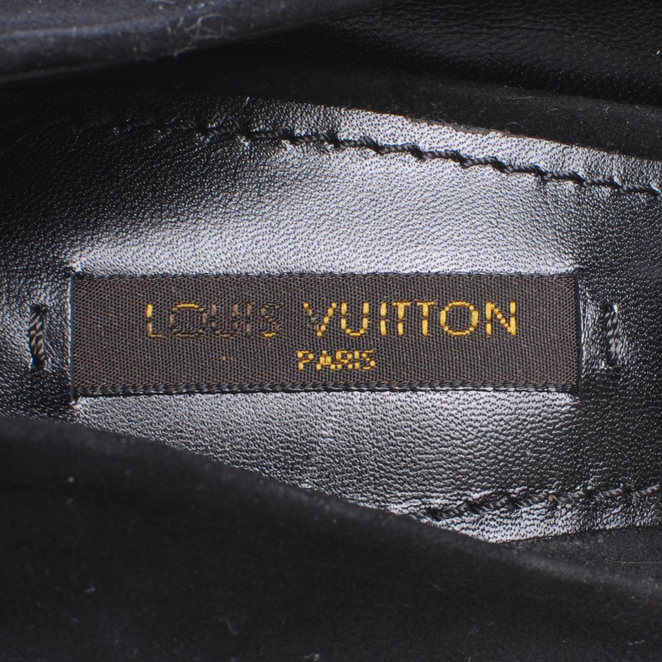 Louis Vuitton Suede Last Dance Pumps Heels 38.5 Black 6 of 15