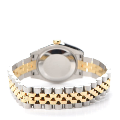 Rolex Stainless Steel 18K Yellow Gold 31mm Oyster Perpetual Datejust Watch Silver 178243 3 of 7