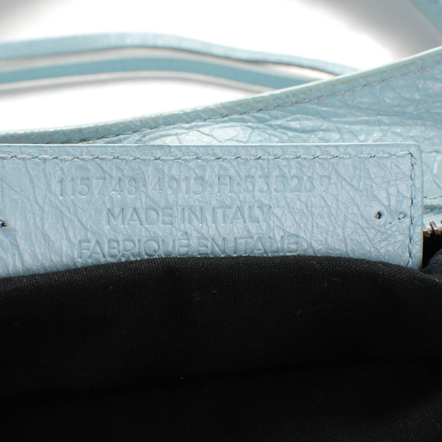 Balenciaga Agneau Classic Hardware City Bleu Dragee 7 of 10