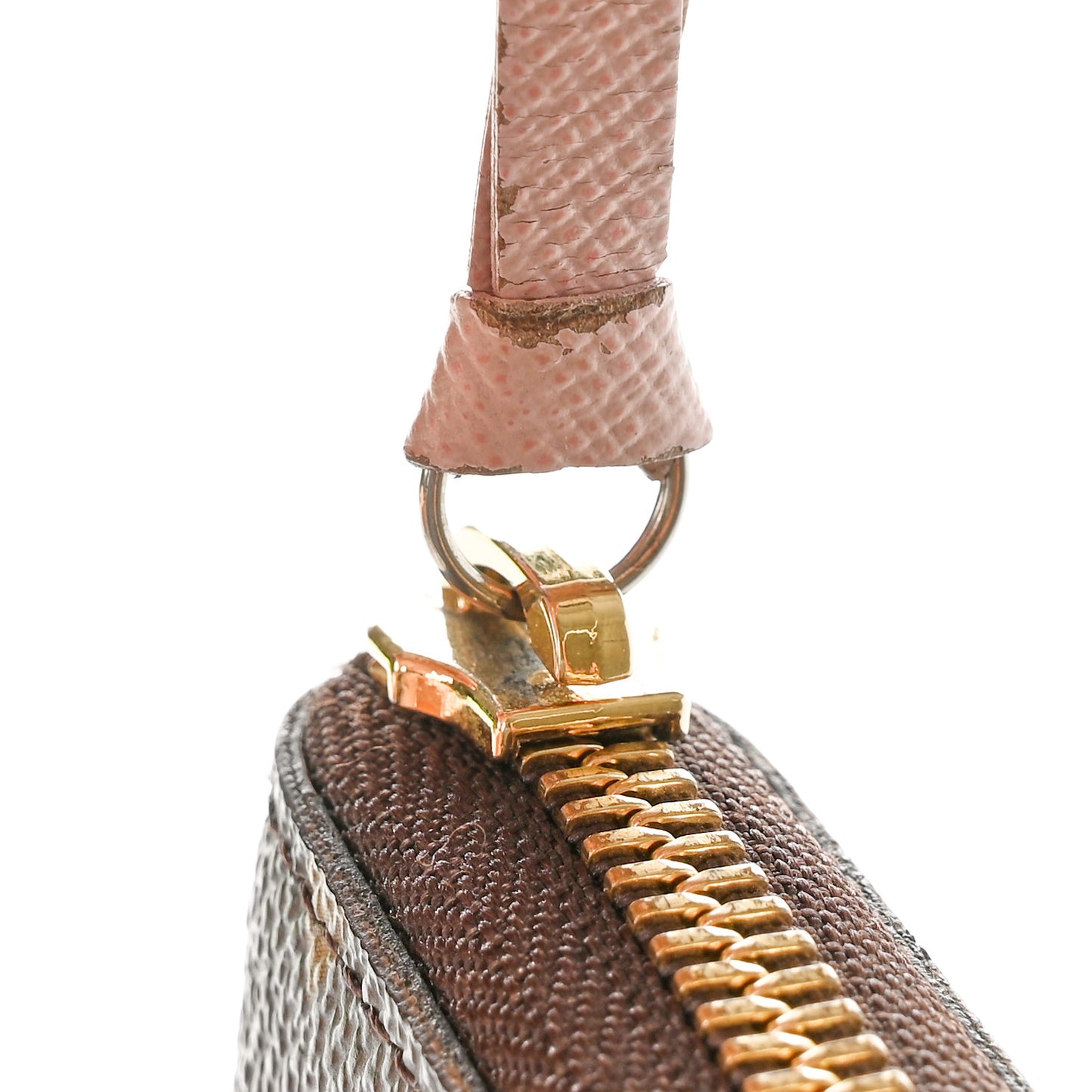 Monogram Clemence Wallet Rose Ballerine