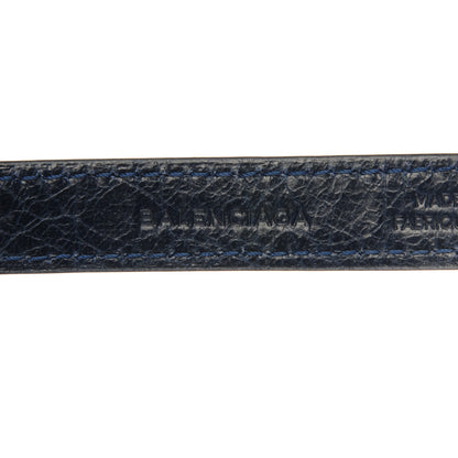 Balenciaga Agneau Giant 12 Gold Hardware Triple Tour Bracelet S Bleu Obscur 4 of 7