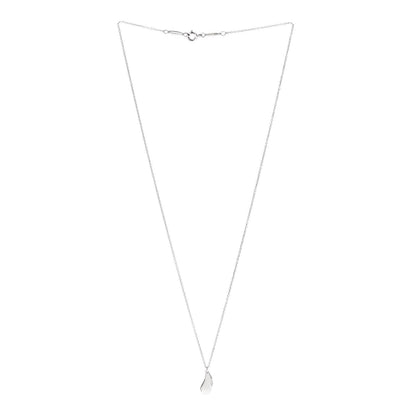 Tiffany Sterling Silver 12mm Elsa Peretti Tear Drop Pendant Necklace 3 of 7
