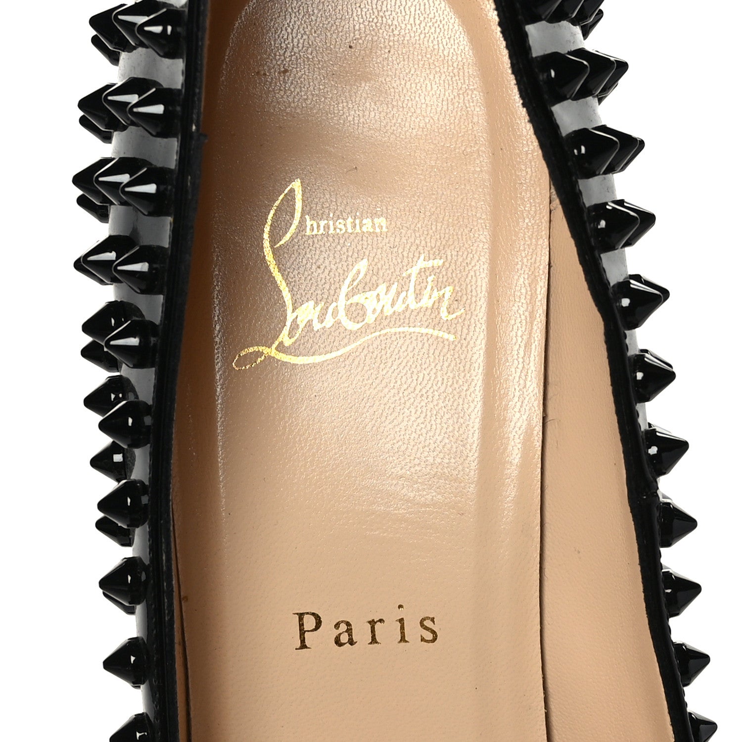 Christian Louboutin Nappa Pigalle Spikes 100 Pumps 40 Black 6 of 7