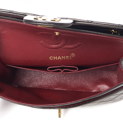 Chanel Lambskin Quilted Small Double Flap Black 4 of 10