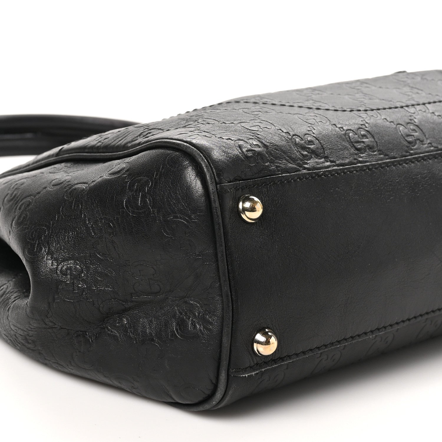 Gucci Guccissima Medium Jackie O Hobo Black 8 of 10