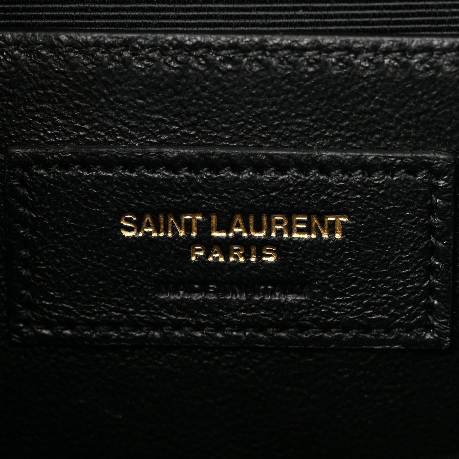 Saint Laurent Grain De Poudre Textured Mixed Matelasse Triquilt Medium Monogram Satchel Black 6 of 10