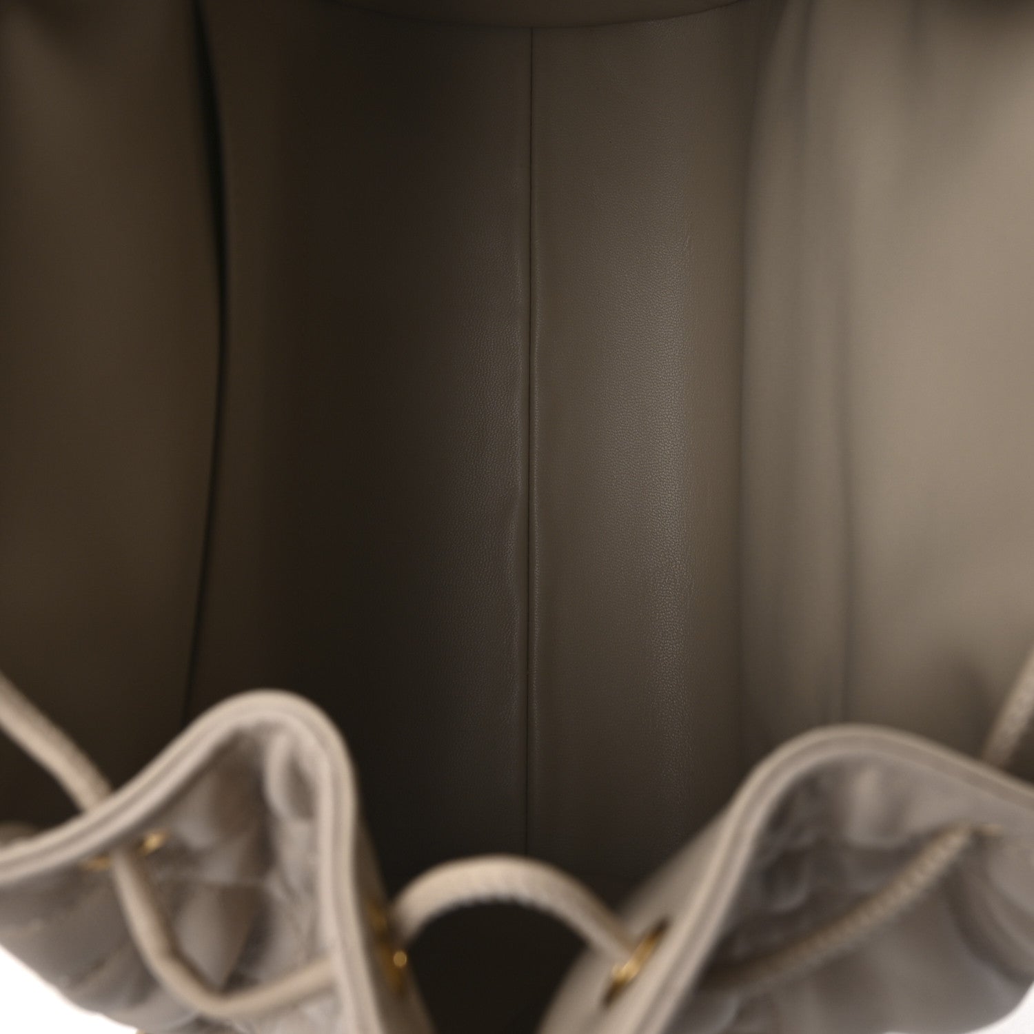 Christian Dior Lambskin Macrocannage Medium Caro Backpack Beige 5 of 10