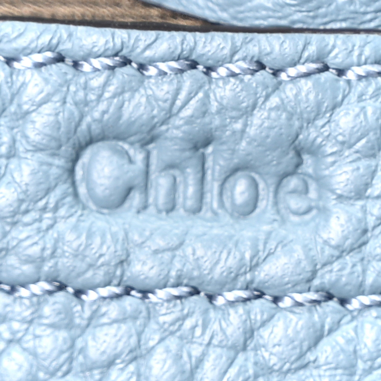 Chloe Calfskin Mini Marcie Round Crossbody Bag Mirage Blue 6 of 10