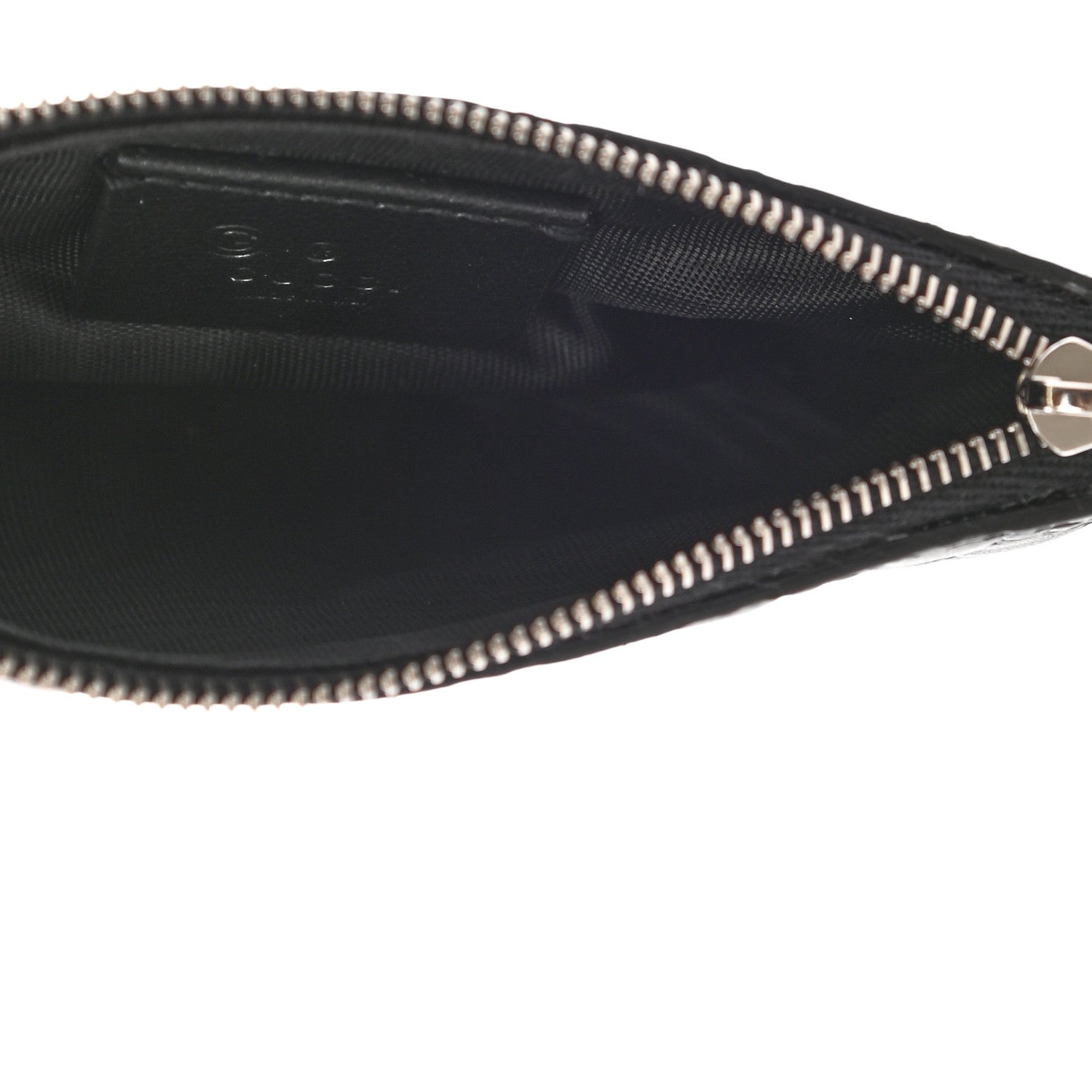 Gucci Microguccissima Key Ring Coin Case Black 5 of 9
