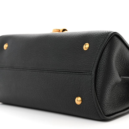 Salvatore Ferragamo Calfskin Small Margot Top Handle Satchel Black 10 of 10