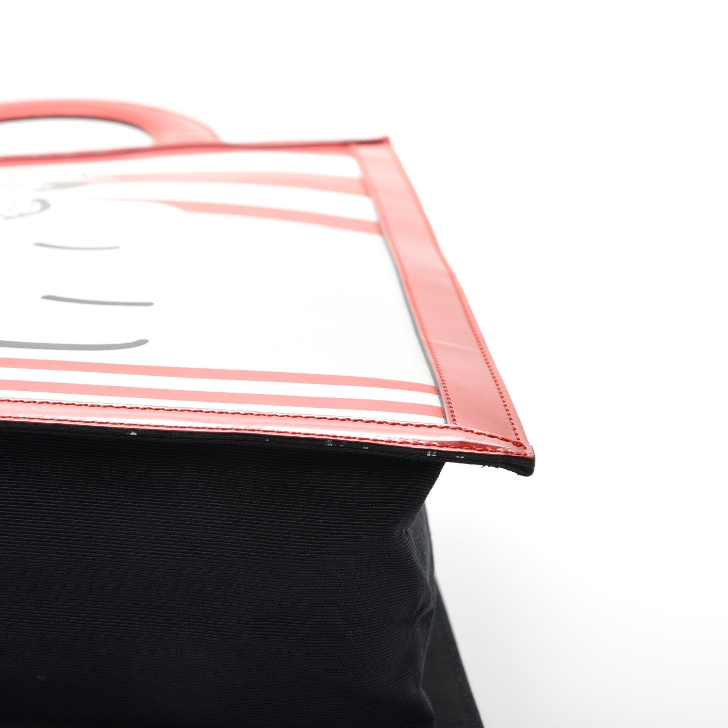 Chanel Patent Printed Shopping Tote Red 16 of 21