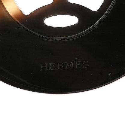 Hermes Buffalo Horn Lacquer Lift Necklace Rose Candeur 6 of 8
