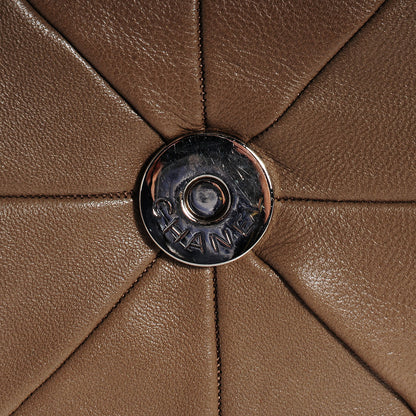 Chanel Lambskin Quilted Jumbo Origami Soft Squares Flap Khaki 5 of 8