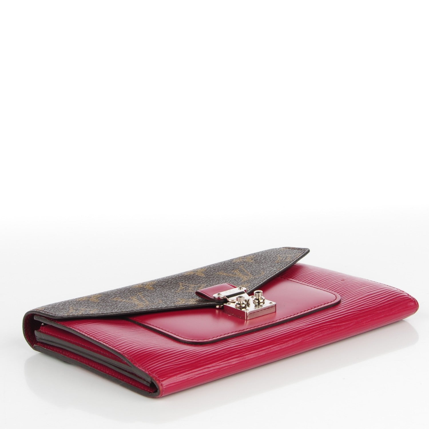 Louis Vuitton Epi Monogram Marie Rose Wallet Fuchsia 4 of 8