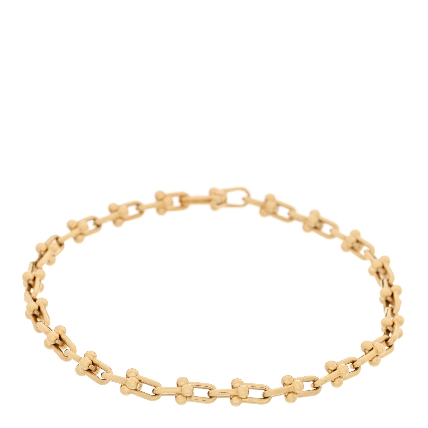 Tiffany 18K Yellow Gold Micro HardWear Link Bracelet 1 of 4