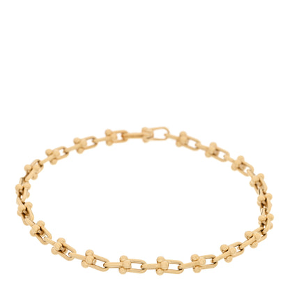 Tiffany 18K Yellow Gold Micro HardWear Link Bracelet 1 of 4