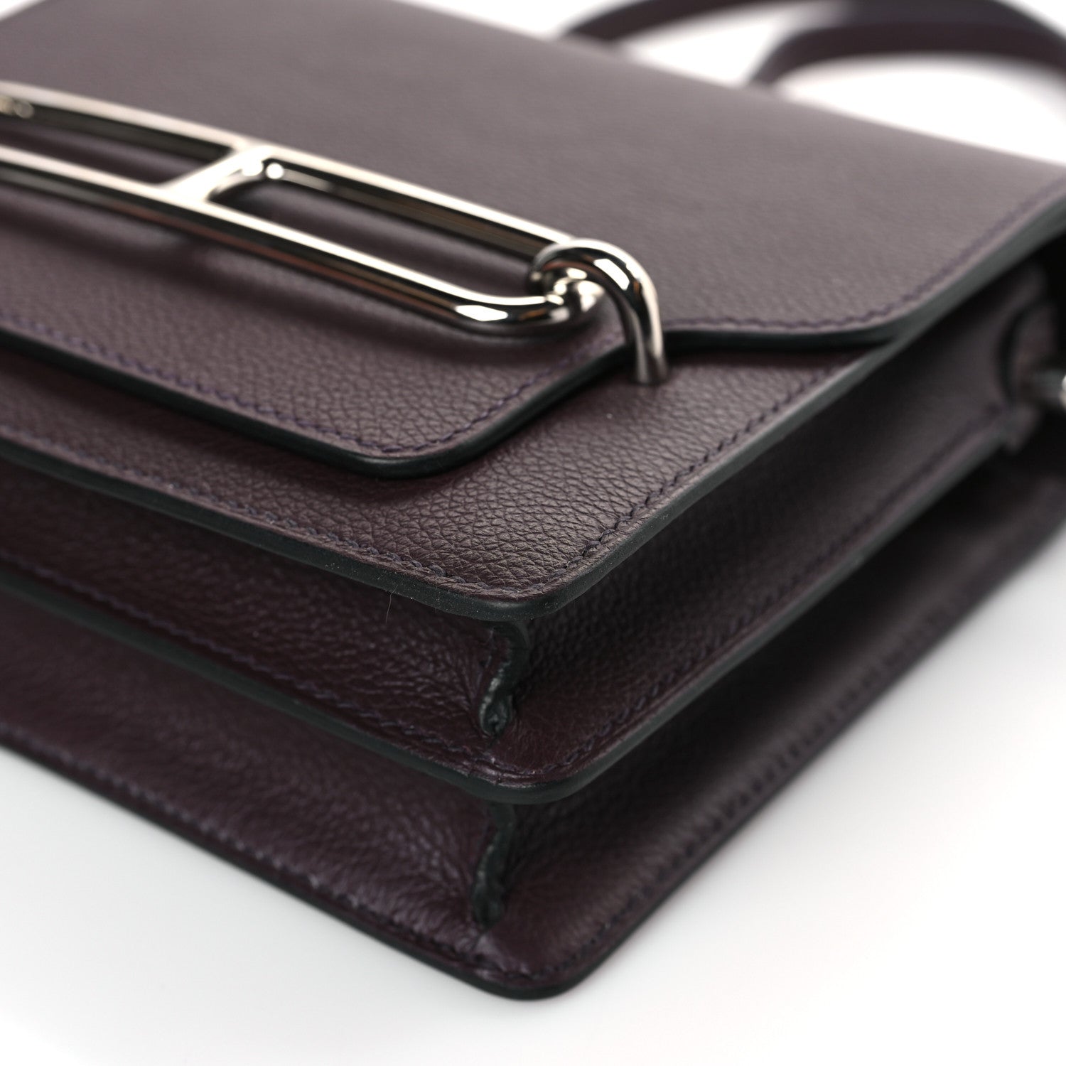Hermes Evercolor Mini Sac Roulis Rouge Sellier 9 of 10