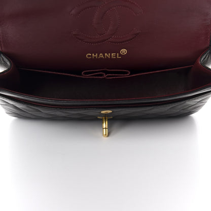 Chanel Lambskin Quilted Small Double Flap Black 5 of 13