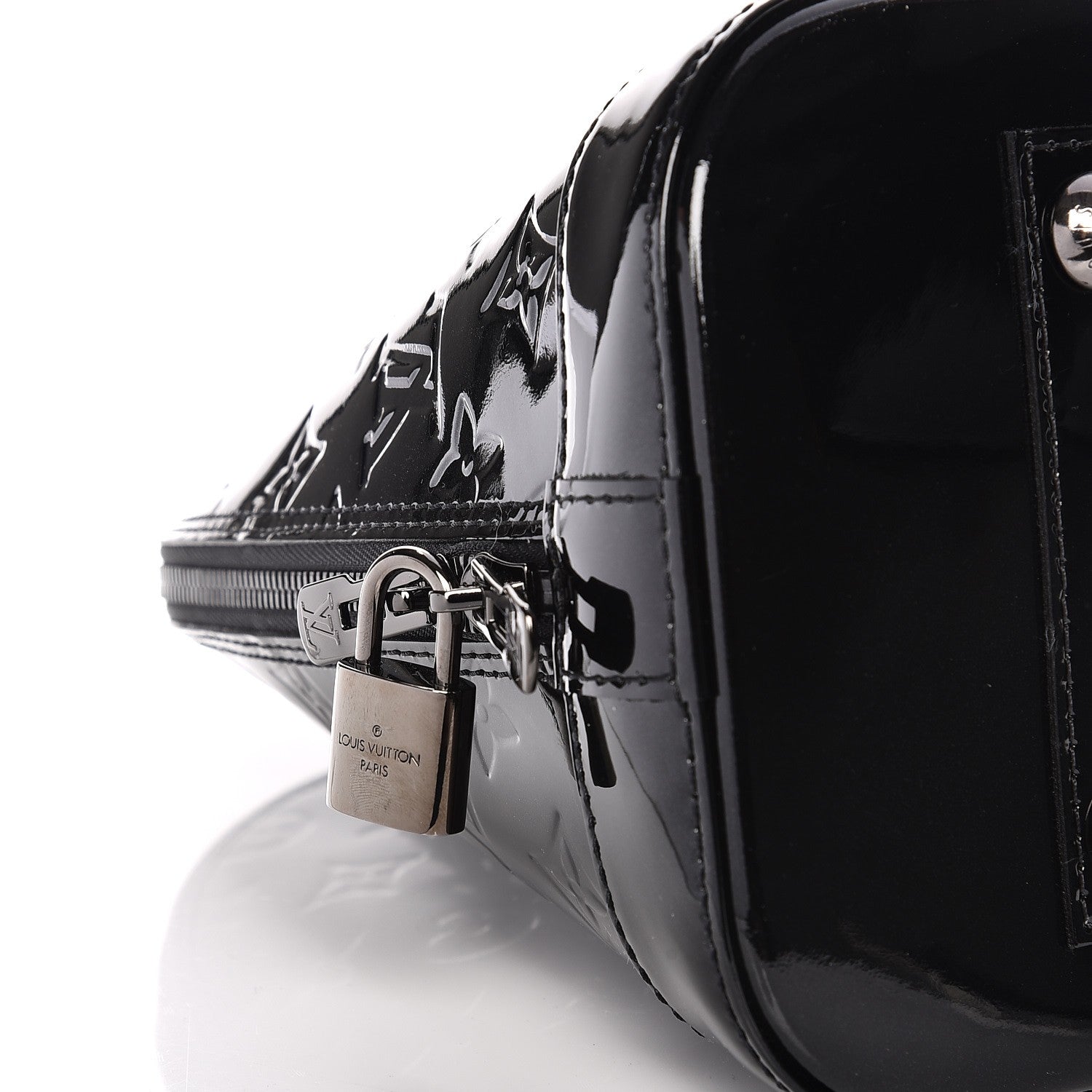Louis Vuitton Vernis Alma PM Noir Magnetique 7 of 7