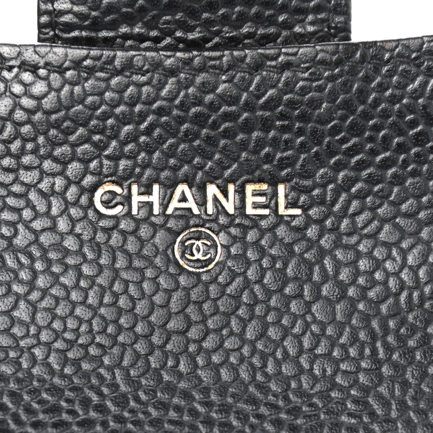 Chanel Caviar Quilted Flap Card Holder Wallet Black 6 of 9