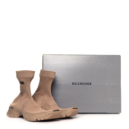 Balenciaga Technical Ribbed 3D Recycled Knit Womens Speed 3.0 Sneakers 41 Monocolor Beige 7 of 7