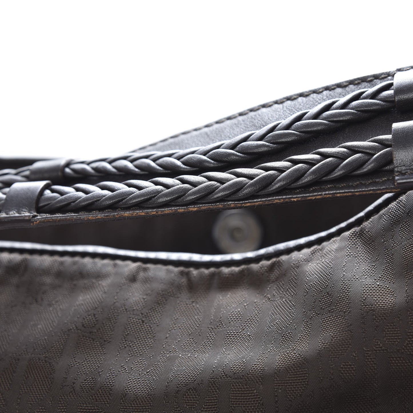 Monogram Ethnic Tote Brown