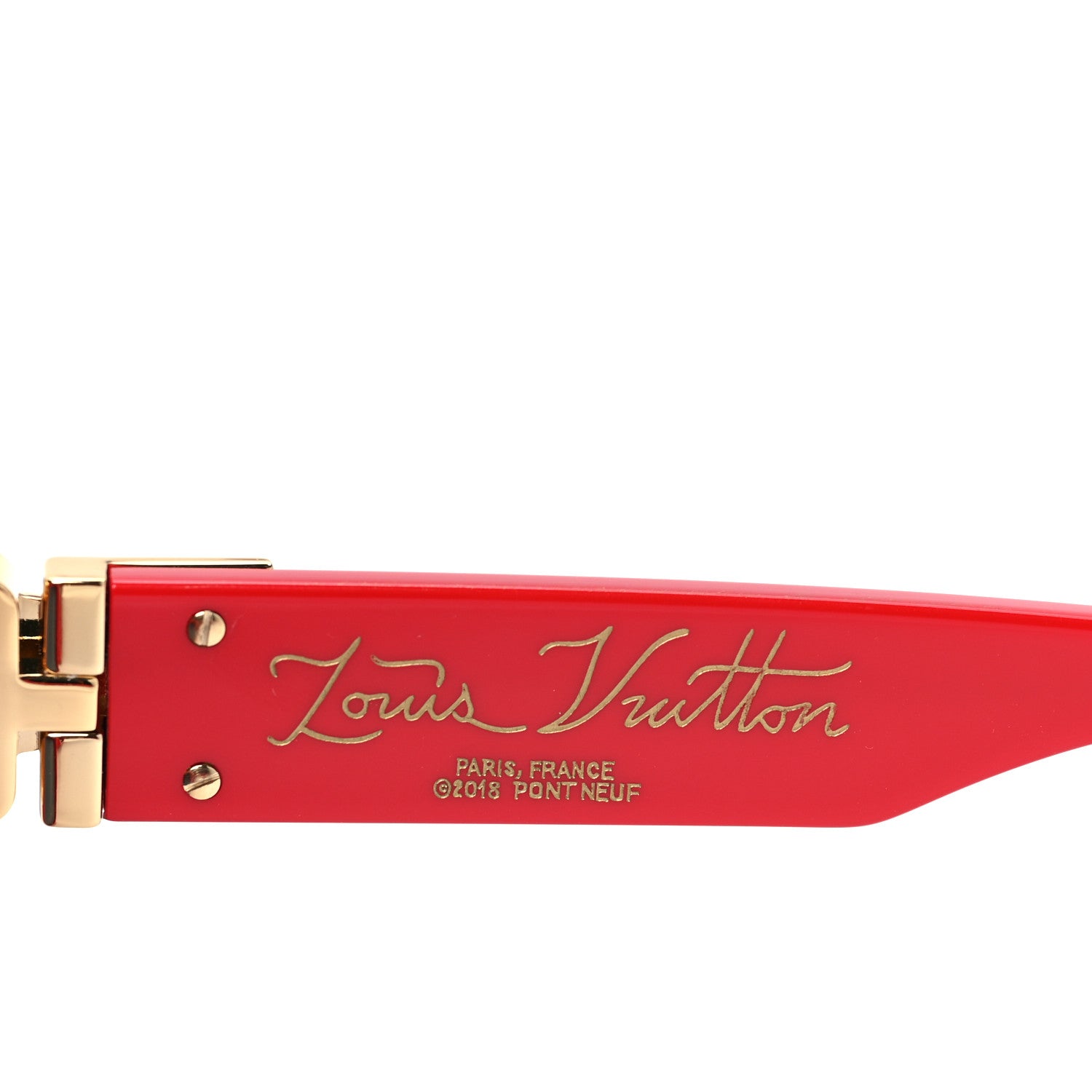 Louis Vuitton Acetate 1.1 Millionaires Z1169W Sunglasses Red 5 of 7