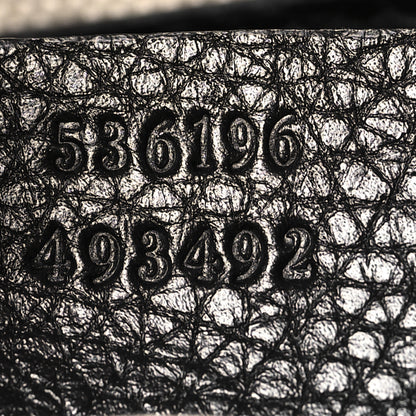 Gucci Pebbled Calfskin Medium Soho Chain Shoulder Bag Black 7 of 10