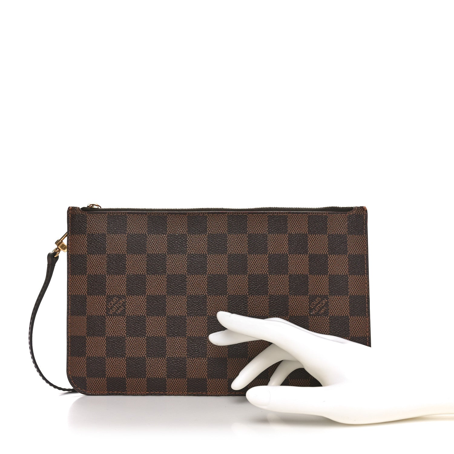 Louis Vuitton Damier Ebene Neverfull MM GM Pochette 2 of 8