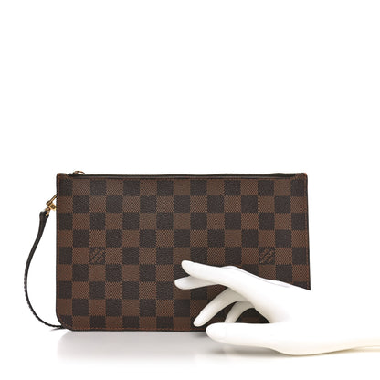 Louis Vuitton Damier Ebene Neverfull MM GM Pochette 2 of 8