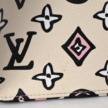 Louis Vuitton Monogram Giant Wild At Heart Onthego GM Black 15 of 17