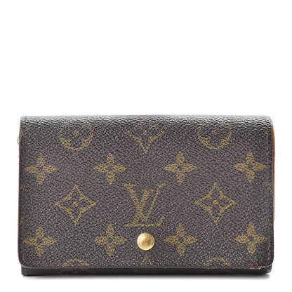 Louis Vuitton Monogram Porte-Monnaie Tresor Wallet 1 of 18