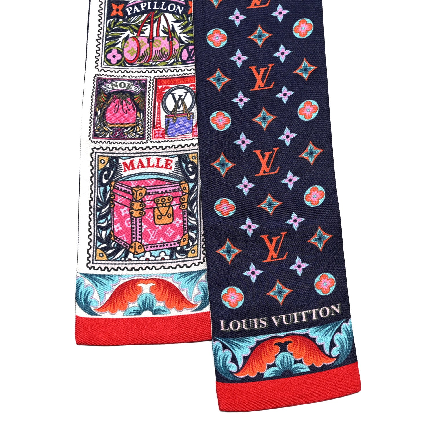 Louis Vuitton Silk Lettre A Louis Bandeau White 2 of 3