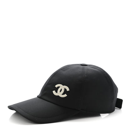 Chanel Cotton CC Cap Hat Black 1 of 11