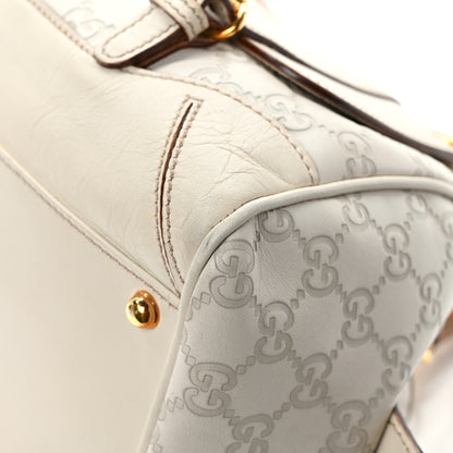 Gucci Guccissima Bamboo Top Handle Boston Bag Off White 11 of 11