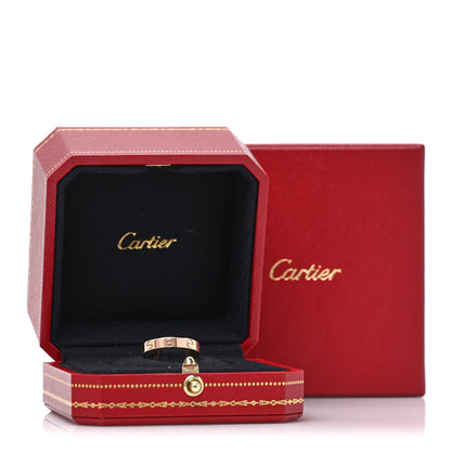 Cartier 18K Pink Gold 3.5mm LOVE Wedding Band Ring 52 6 5 of 5